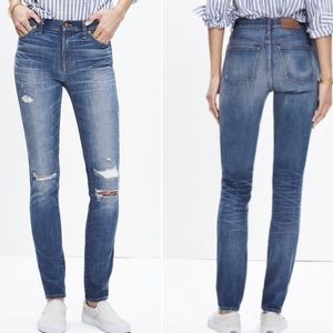 Madewell 9" High Riser Skinny Skinny Jeans